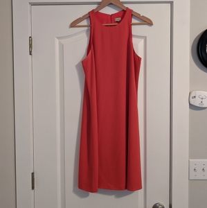 Pink shift dress, size 6, Cremieux